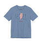 Comfy Women's Graphic tee - Mama -Stars & stripes -lightning bolt