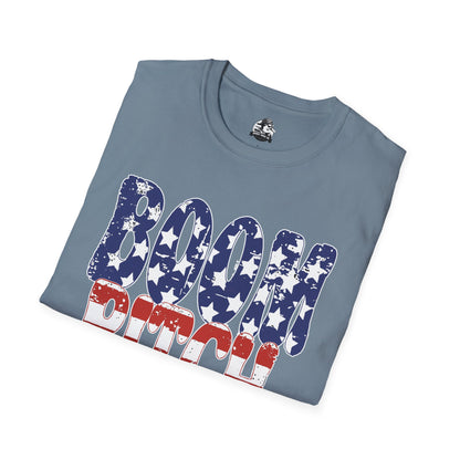Patriotic Graphic Tee for Confident Souls | Boom Bitch T-Shirt, Independence Day, Casual Wear, Fun Gift, Everyday Comfort