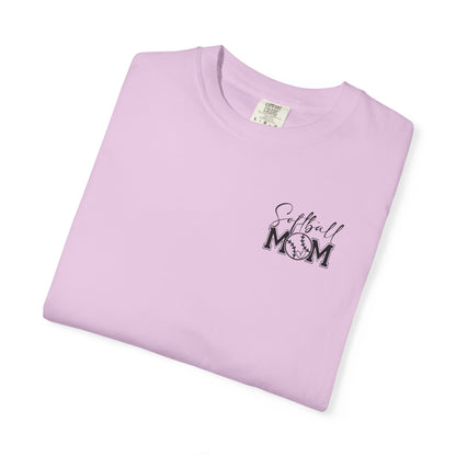 Softball Mom Unisex Garment-Dyed T-Shirt