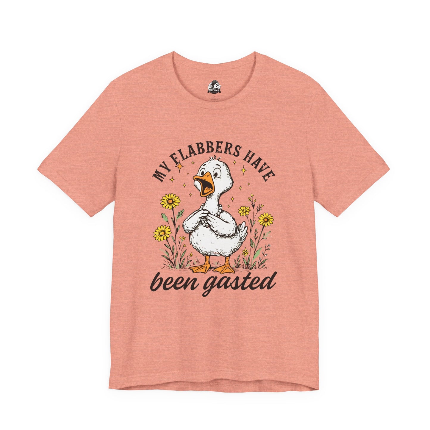 Funny Goose T-Shirt, My Flabbers Have Been Gast-ed Tee, Gift for Bird Lovers, Humorous Apparel, Cute Animal Shirt, Quirky Casual Wear