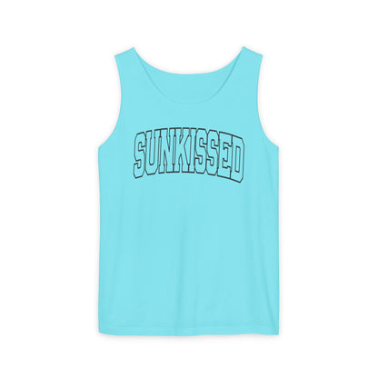 Sunkissed Unisex Garment-Dyed Tank Top - Perfect for Summer Vibes & Beach Days