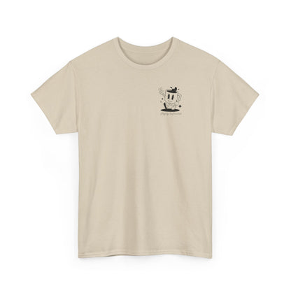 More Espresso Less Depresso Tee | Unisex Heavy Cotton Shirt | Funny Coffee Lover Gift | Casual Wear | Great for Birthdays & Relaxation