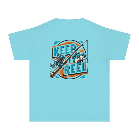 Comfort Color Youth Fishing Tee - Keep It Reel!