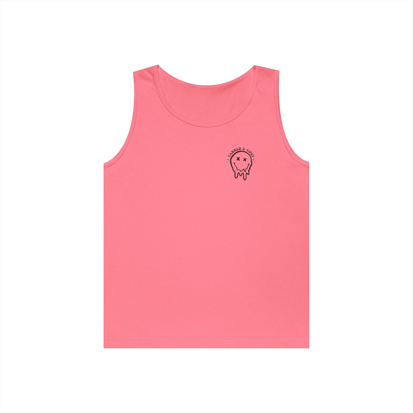Unisex Heavy Cotton Tank Top - Tanned Tatted & Tipsy Graphic Tee