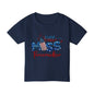 Toddler T-shirt, Little Miss Firecracker Tee, Fourth of July Outfit, Patriotic Toddler Shirt, Independence Day Gift