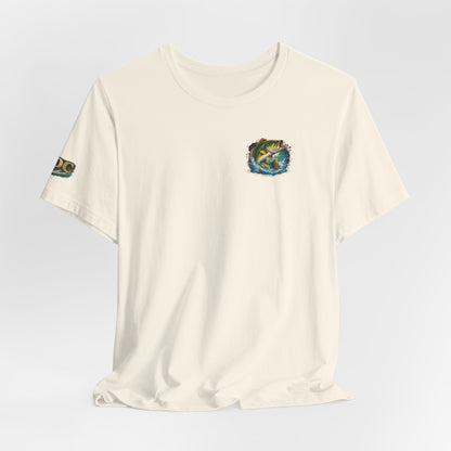 Fishing T-Shirt — "Can't Work Today My Arm Is In A Cast" Bass Graphic Tee