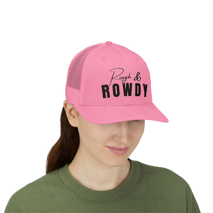 Rough & Rowdy Snapback Trucker Cap | Unisex Hat for Outdoor Adventures, Gifts for Him/Her, Casual Style, Perfect for Festivals, [...]