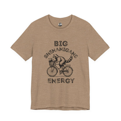 Big Shenanigans Energy Unisex Tee - Fun Graphic T-Shirt for Animal Lovers