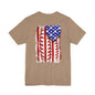 Patriotic Baseball Tee, Unisex T-Shirt, Independence Day Apparel, Sports Fan Gear, Summer BBQ Outfits, Casual Everyday Wear