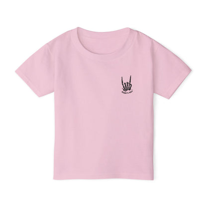 Rock On! Toddler T-Shirt, Playful Kid's Apparel, Funny Toddler Outfit, Gift for Dads, Summer Fashion, Birthday Gift Idea