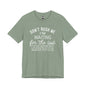 Funny Last Minute Tee, Unisex Humor Shirt, Perfect Gift for Students, Casual Wear, Birthday Apparel, Relaxed Fit