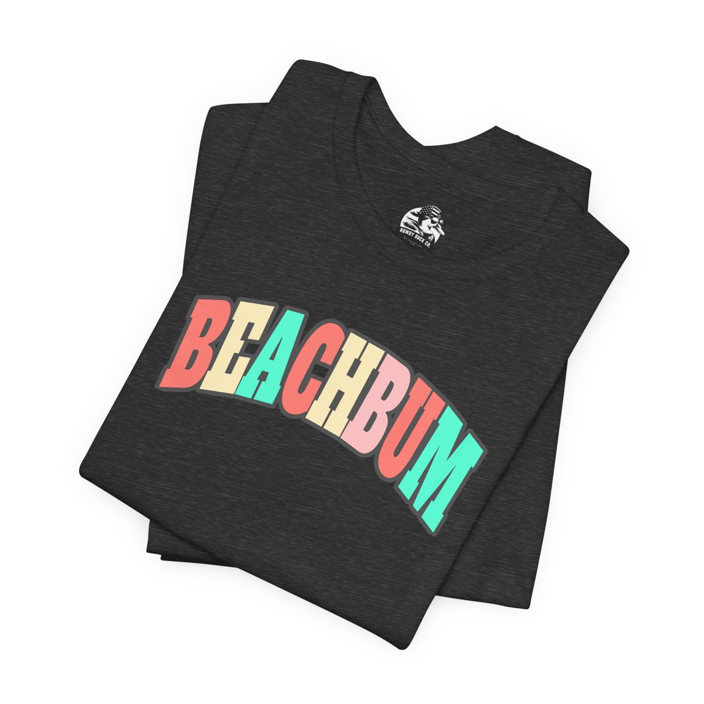Beach Bum Unisex Tee, Summer Vibes Shirt, Casual Wear, Beach Party Top, Gift for Travel Lovers, Relaxed Summer Attire