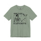Funny Skeleton Graphic Tee "There Goes My Last Flying Fuck"