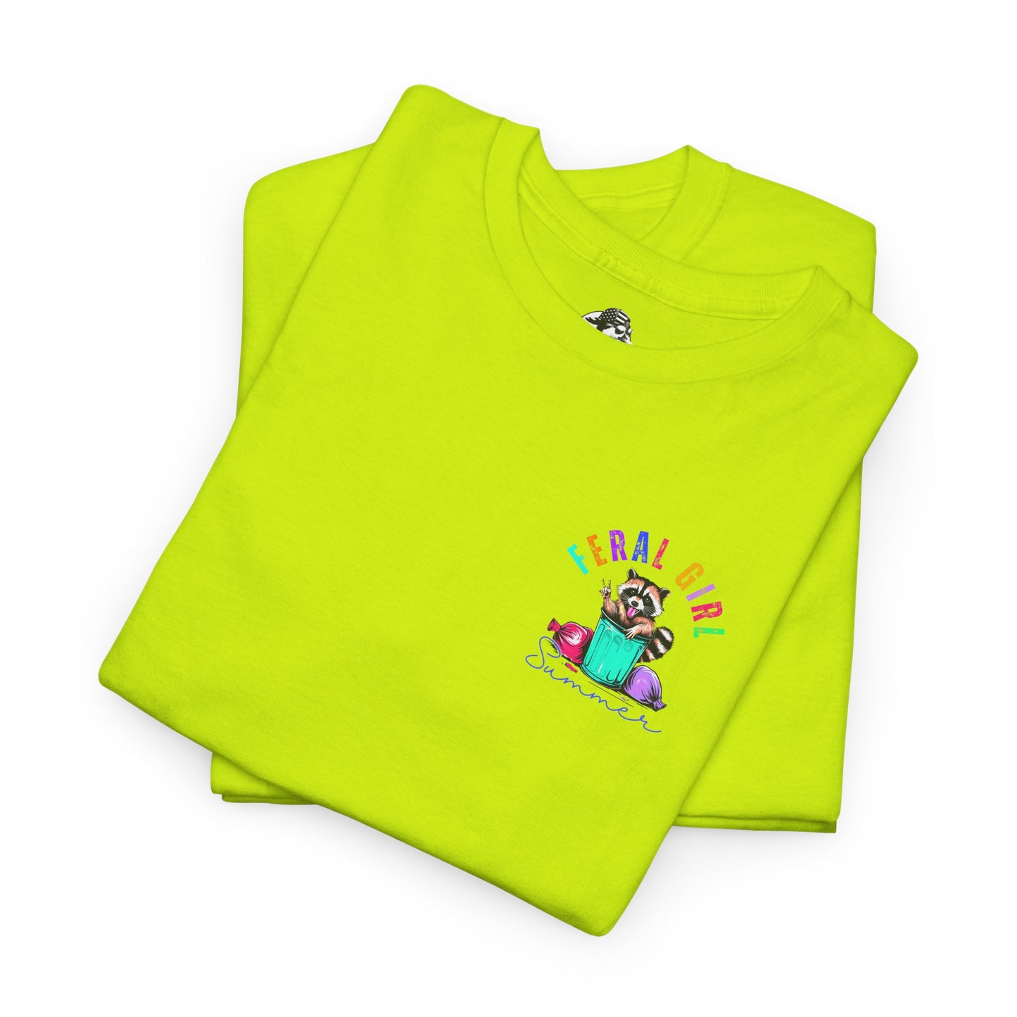 Feral Girl Summer Tee, Trendy Unisex T-Shirt, Casual Summer Wear, Gift for Friends, Festival Outfit, Playful Graphic Tee