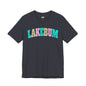 Lakebum Unisex Short Sleeve Tee - Perfect for Summer Getaways, Beach Days, Lake Trips, Casual Outings, Colorful Graphic Tee