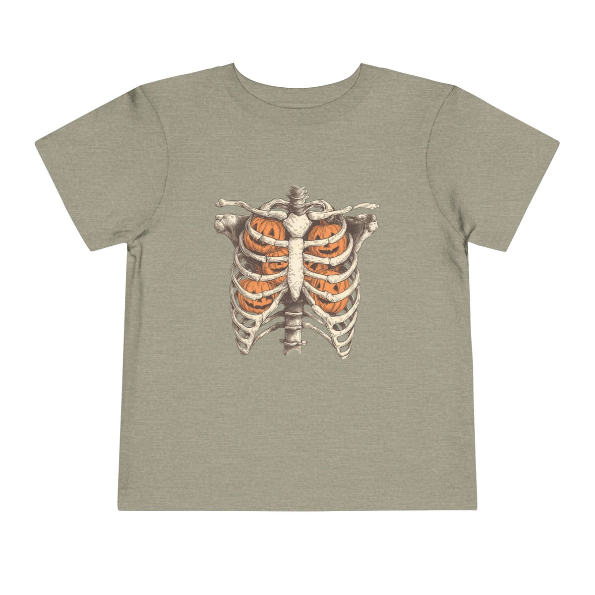 Toddler Pumpkin Skeleton Tee
