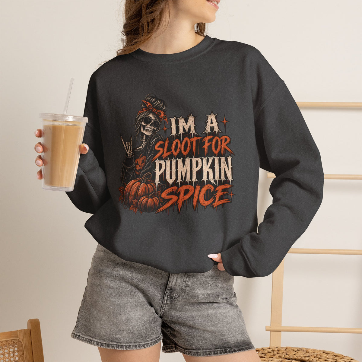 Sloot For Pumpkin Spice Graphic Fleece Crewneck