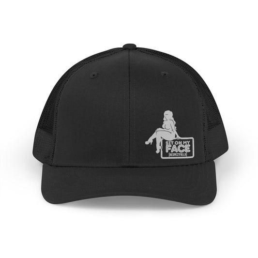 “Sit on my face, respectfully” Yupoong trucker hat