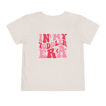 Toddler Short Sleeve Tee - Fun 'In My Toddler Era' Design, Cute Kids Shirt for Playdates, Birthdays, Gifts, Summer Wear, Toddler Fashion