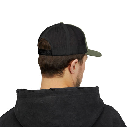 Dad in the streets, Daddy in the sheets - Embroidered Mesh Snapback Hat