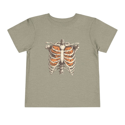 Toddler Pumpkin Skeleton Tee