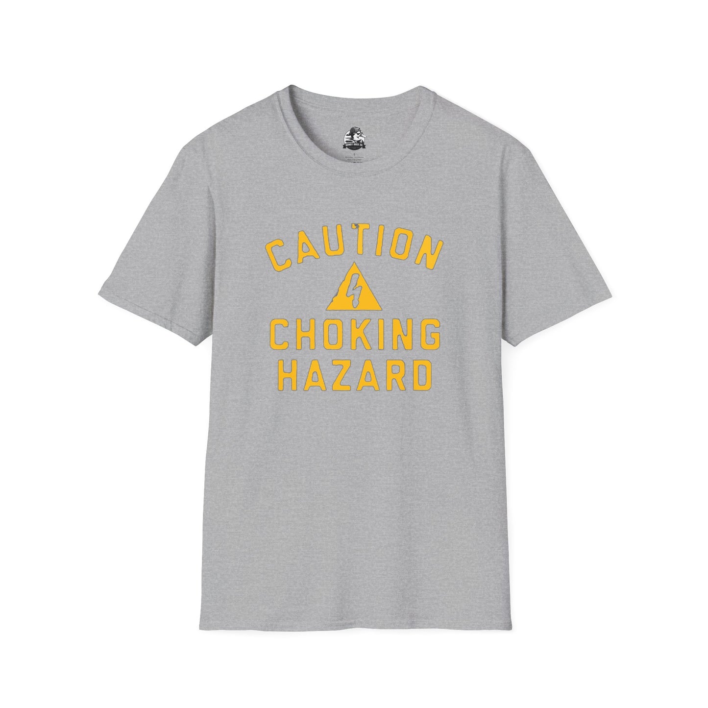 Caution Choking Hazard Unisex Softstyle T-Shirt - Casual Comfort Wear