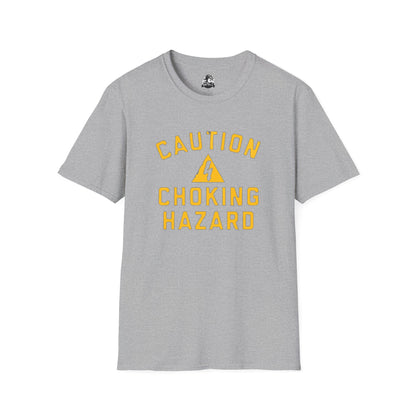 Caution Choking Hazard Unisex Softstyle T-Shirt - Casual Comfort Wear