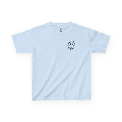 Youth Baseball Sister Tee - 'I'm Just Here for the Snacks'