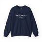 Custom Embroidered Mama Cursive Fleece Crewneck