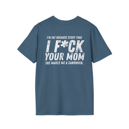 Funny Graphic Tees, Unisex Softstyle T-Shirt, Humorous Gift, Casual Wear, Party Shirt, Quirky Fashion