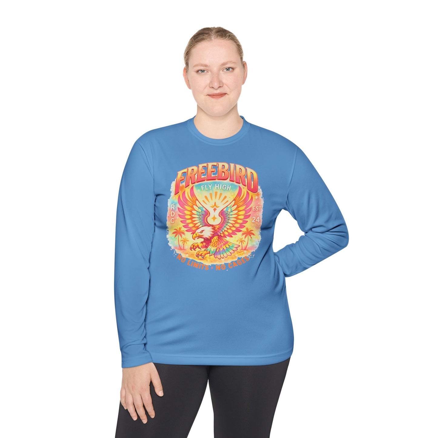 Free-bird summer moisture wicking Long Sleeve Tee
