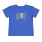 Mini USA Stars Toddler Tee, Perfect for 4th of July, Independence Day, Baby Shower Gift, Picnic, Toddler Playwear, Kids Apparel