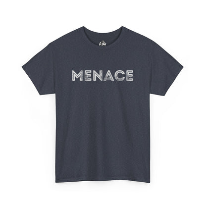 Menace Graphic Unisex Heavy Cotton Tee | Trendy Casual Wear, Gift for Friends, Street Style, Everyday Essential