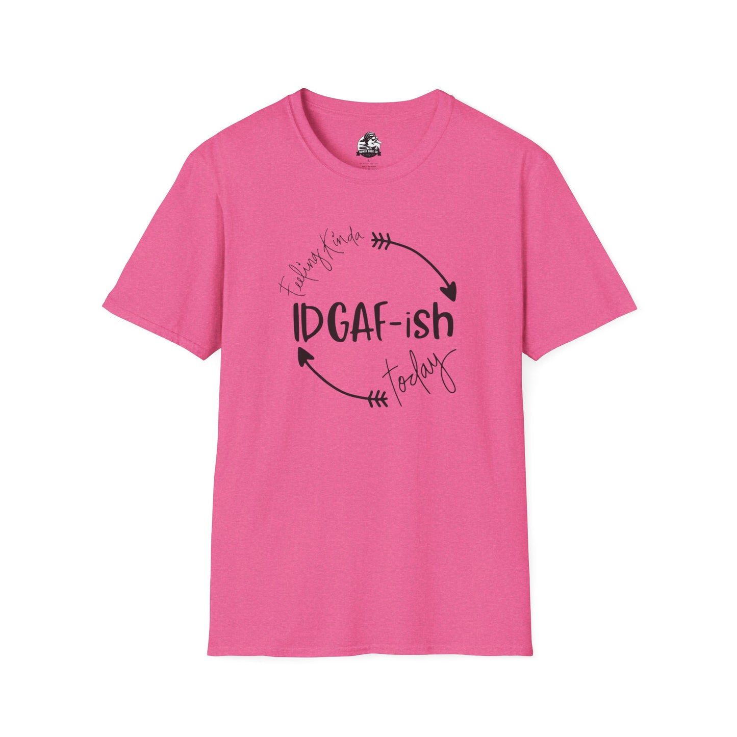 IDGAF-ish Unisex Softstyle T-Shirt, Casual Tee, Gift for Him/Her, Funny Shirt, Everyday Wear, Quirky Apparel