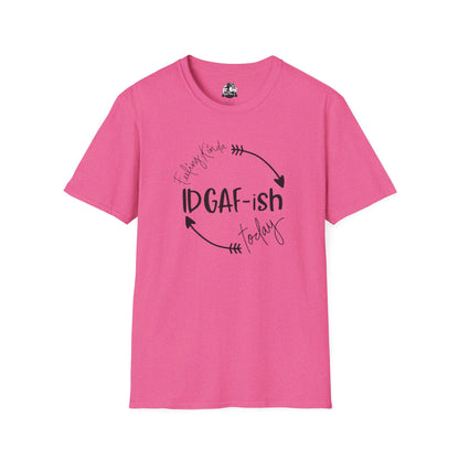 IDGAF-ish Unisex Softstyle T-Shirt, Casual Tee, Gift for Him/Her, Funny Shirt, Everyday Wear, Quirky Apparel