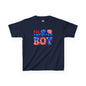 All American Boy Kids Tee, Patriotic T-Shirt, 4th of July Outfit, Independence Day Gift, Summer Kids Clothing