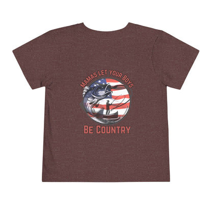 Toddler Short Sleeve Tee - Country Boy Nation Fishing Logo