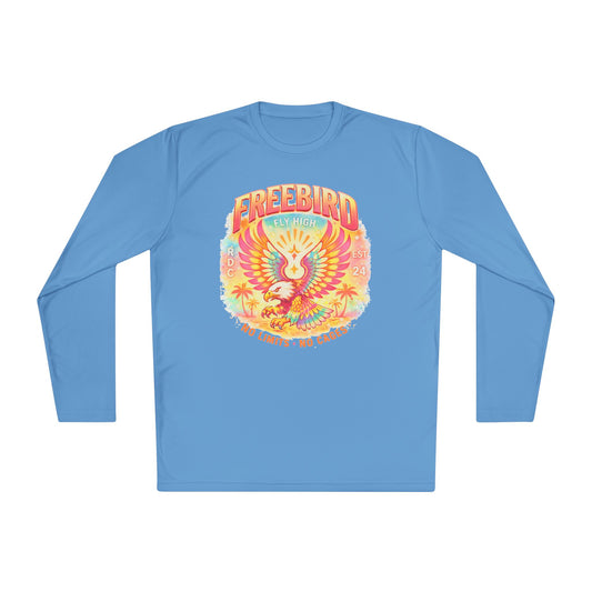 Free-bird summer moisture wicking Long Sleeve Tee