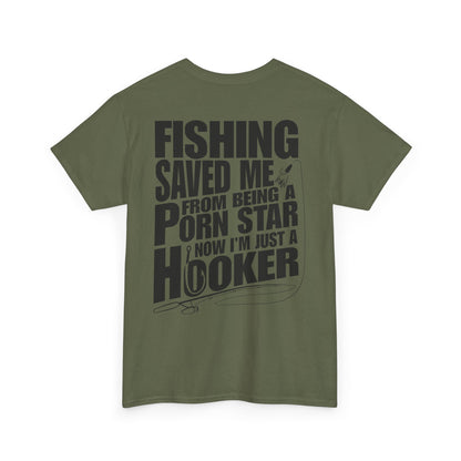 Fishing Humor Unisex Tee, Funny Fishing Shirt, Gift for Anglers, Outdoor Adventure Clothing, Casual Tee for Fishing Lovers