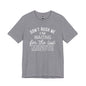 Funny Last Minute Tee, Unisex Humor Shirt, Perfect Gift for Students, Casual Wear, Birthday Apparel, Relaxed Fit