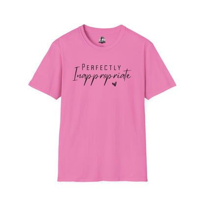 Perfectly Inappropriate Unisex Softstyle T-Shirt - Casual Humor Tee for Everyday Wear