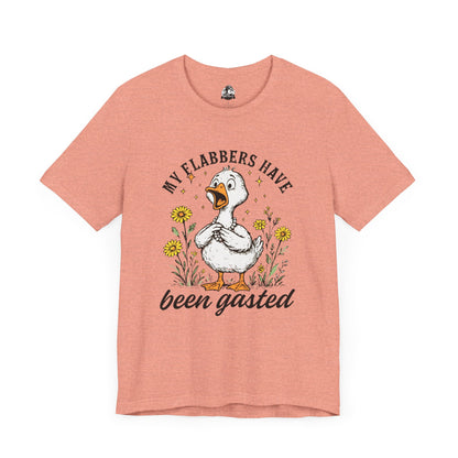 Funny Goose T-Shirt, My Flabbers Have Been Gast-ed Tee, Gift for Bird Lovers, Humorous Apparel, Cute Animal Shirt, Quirky Casual Wear