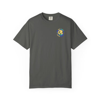 Unisex Garment-Dyed T-shirt - "No One Likes a Shady Beach" Fun Summer Tee
