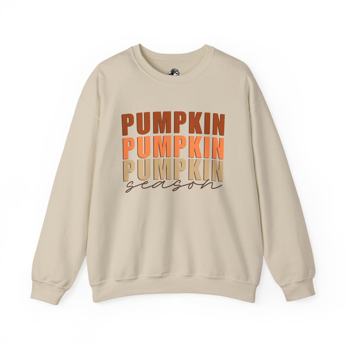Pumpkin Season Stacked Fleece Crewneck