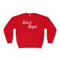 Stars & Stripes Unisex Crewneck Sweatshirt - Cozy Apparel for Casual Days, Gift for Independence Day, Summer BBQs, Fun Gatherings