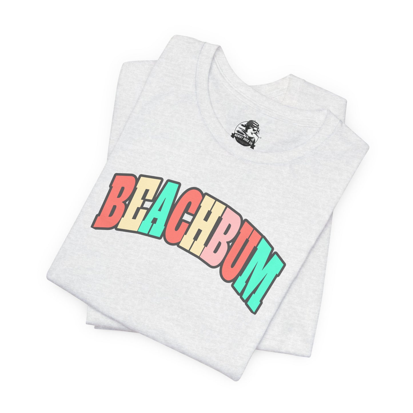 Beach Bum Unisex Tee, Summer Vibes Shirt, Casual Wear, Beach Party Top, Gift for Travel Lovers, Relaxed Summer Attire