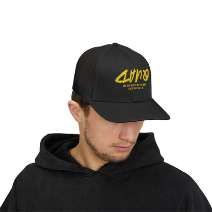 Infinity Snapback Trucker Cap "if you can read this put me back on my quad"