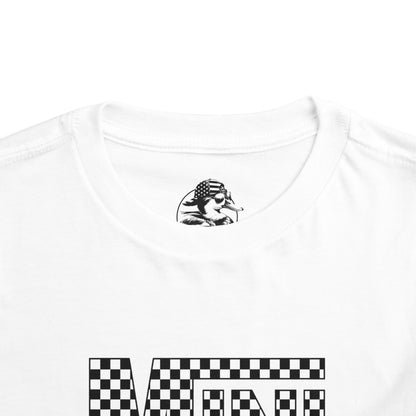 Racing Checkered Flag -MINI- Toddler Tee