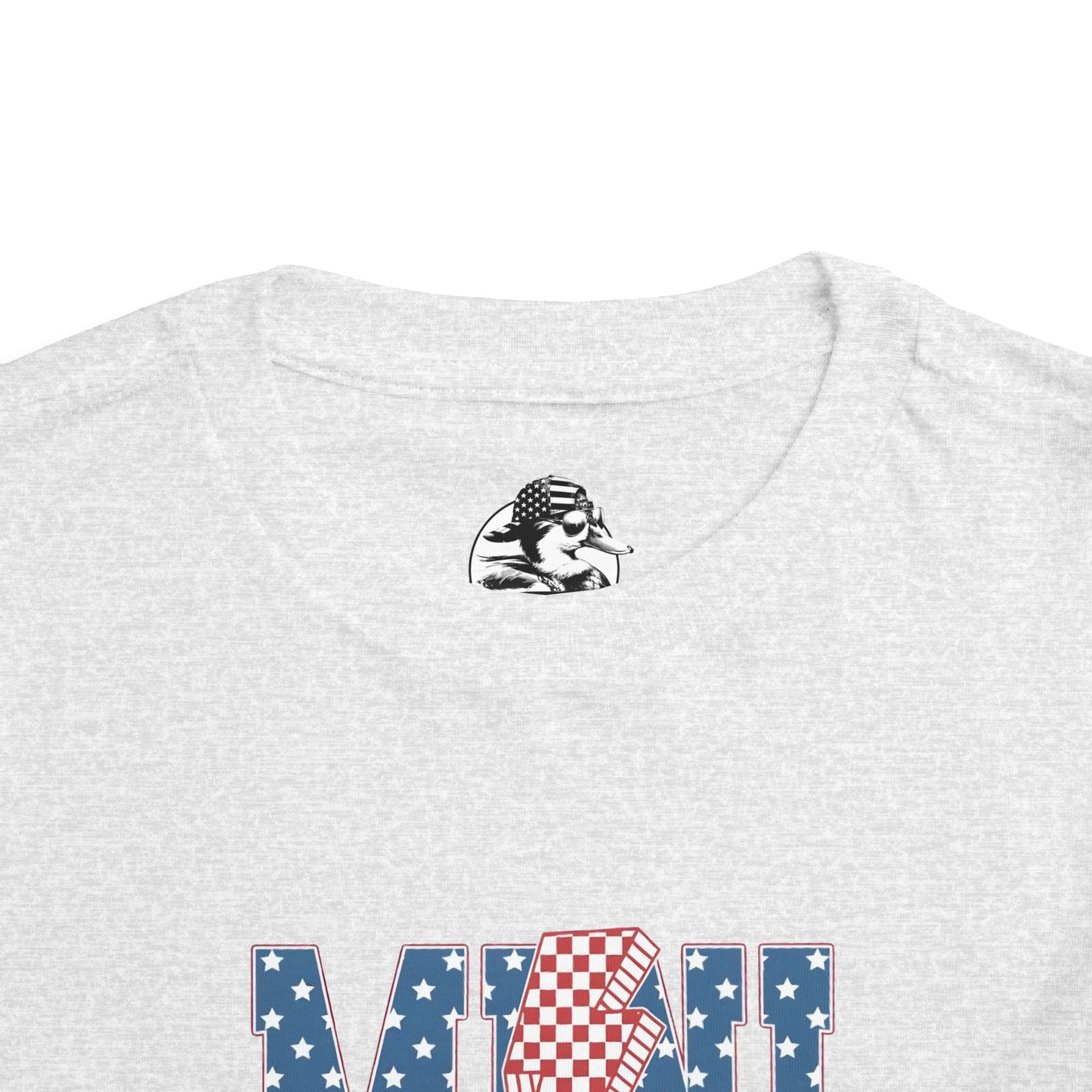 Mini USA Stars Toddler Tee, Perfect for 4th of July, Independence Day, Baby Shower Gift, Picnic, Toddler Playwear, Kids Apparel