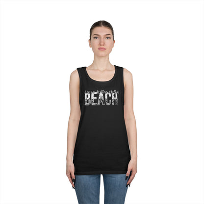 Life is Better at the Beach Unisex Heavy Cotton Tank Top